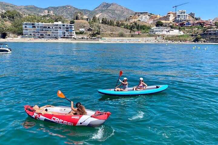 Benalmádena Coastal Boat Tour — Dolphins, Shipwreck Snorkel & 20‑ft Water Slide photo 5