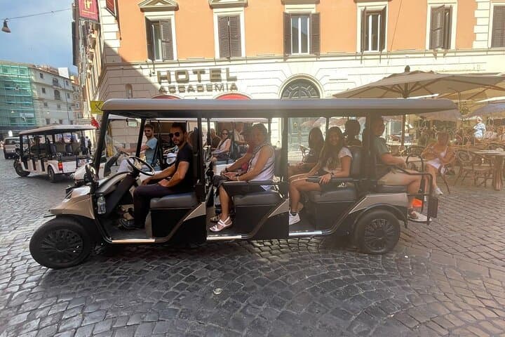 Rome in One Day: Golf Cart Tour with Colosseum Entry