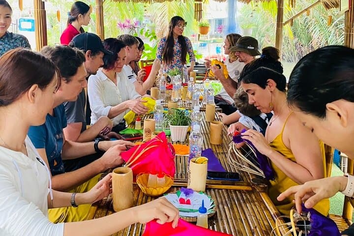 Hoi An Basket Boat, Lantern Making & Cooking Class in Cam Thanh Village photo 4