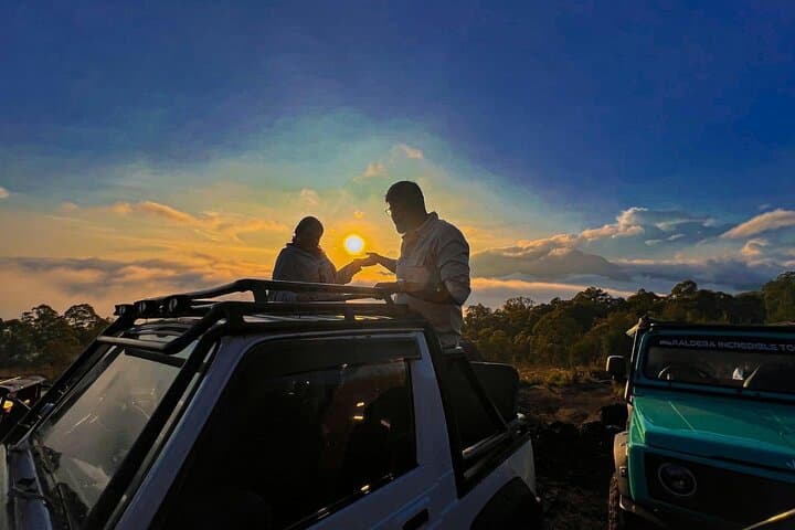 Mount Batur Sunrise Jeep Tour with Tibumana Waterfall & Coffee Tasting photo 3