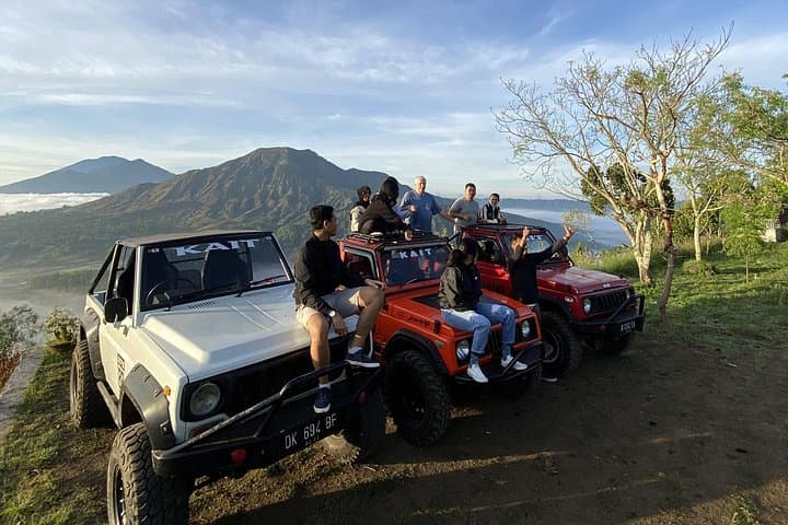 Mount Batur Sunrise Jeep Tour: Black Lava, Waterfall & Coffee near Ubud photo 4