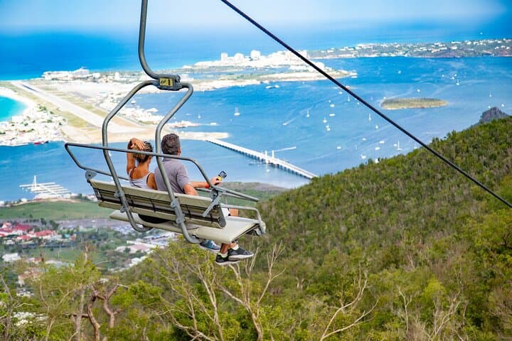 St Maarten Sky Explorer: 360-Degree Views from Sentry Hill Chairlift photo 5