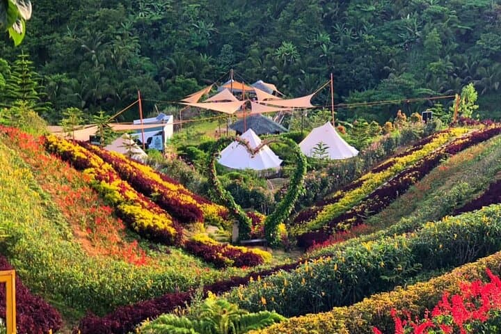 Evo Nature Camp Adventure: Trek Ground Zero, Waterfalls & Glamping Near Cebu City