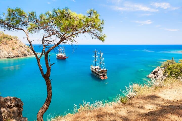 Phaselis Bay Boat Trip from Belek: Swim, Ruins & Turkish Riviera Views photo 3