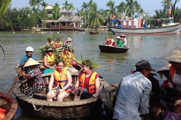 Basket Boat Ride Through Hoi An's Bay Mau Water Coconut Forest