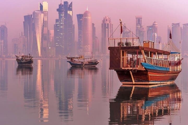 Evening Dhow Cruise in Doha: Skyline Sights & Corniche Stroll