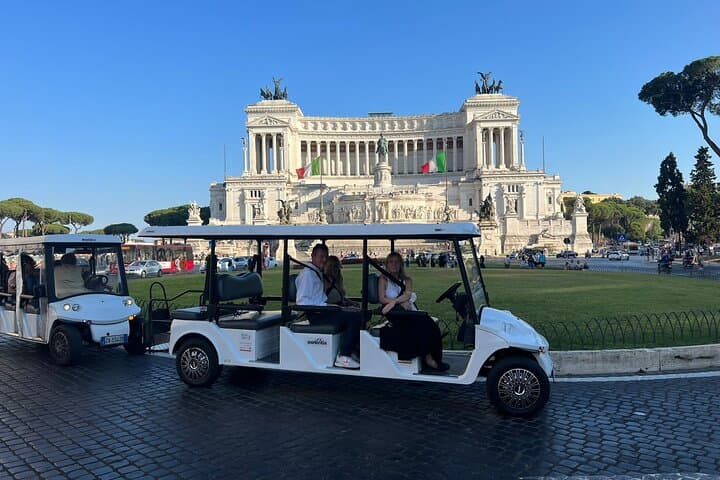 Private Baroque Rome Golf Cart Tour — 2–3 Hour Navona to Borghese Experience photo 1