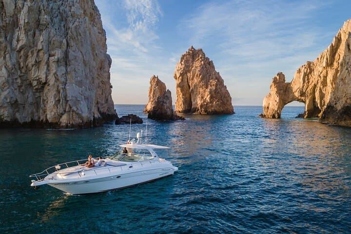 Los Cabos Luxury 50-Foot Yacht Charter — Private Snorkel & Land's End Cruise photo 1