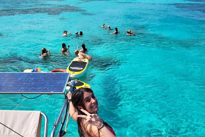 Private Catamaran to Isla Mujeres: Snorkel, Swim and Beach Club Day Trip from Cancun photo 3