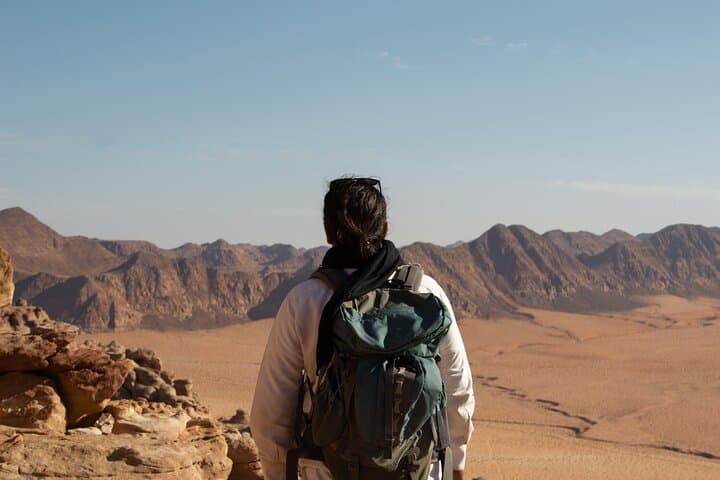 Wadi Rum Mountain Hike with Lunch and 4x4 Scenic Valley Tour