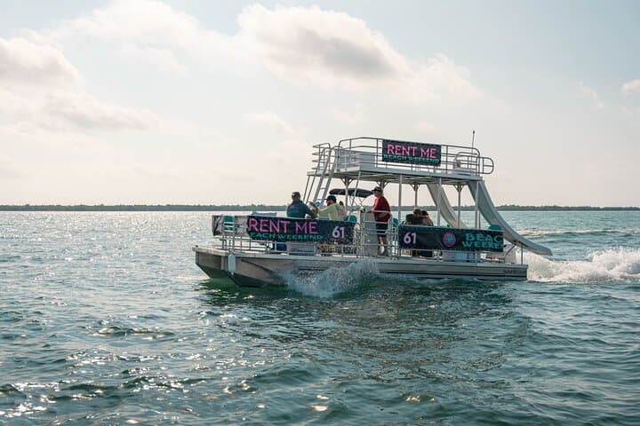 Double-Decker Pontoon with Slides in Fort Walton Beach — Crab Island & Choctawhatchee Bay