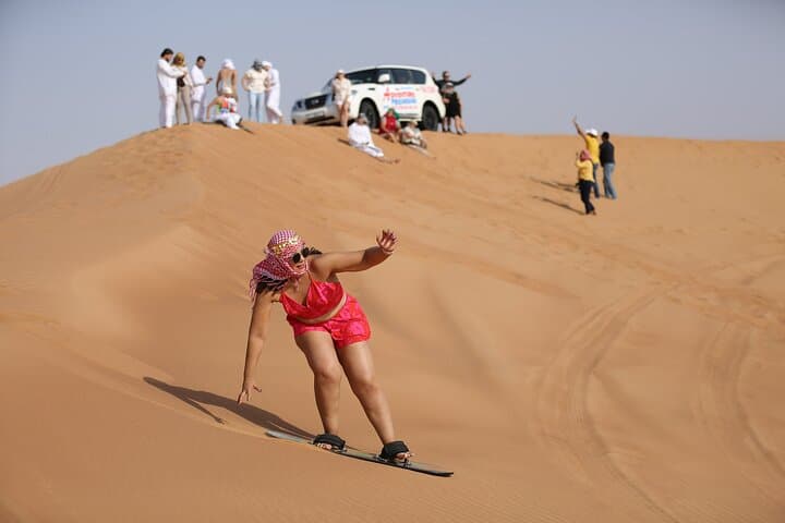 Self-Drive Polaris RZR Adventure and Sandboarding in Dubai's Lahbab Desert photo 3