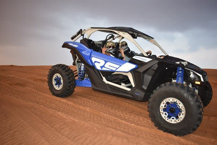 Dubai Lahbab Desert Safari: Can-am Maverick X3 Turbo Dune Bashing, Sandboarding & BBQ photo 3