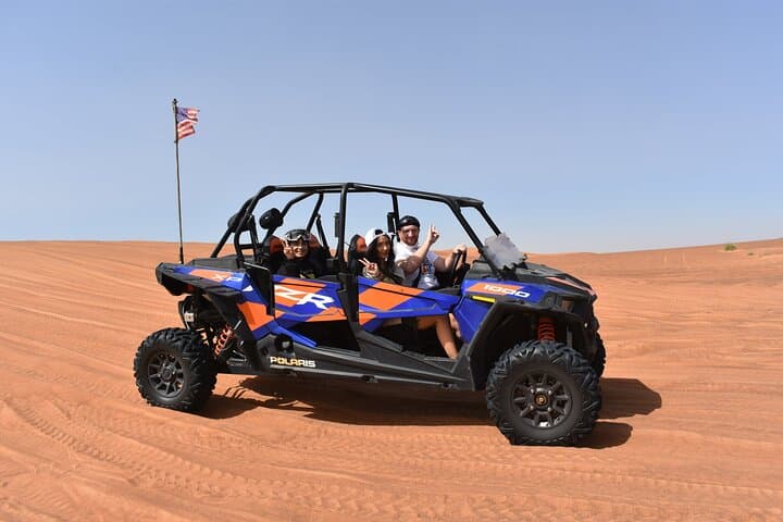 Self-Drive Polaris RZR Adventure and Sandboarding in Dubai's Lahbab Desert