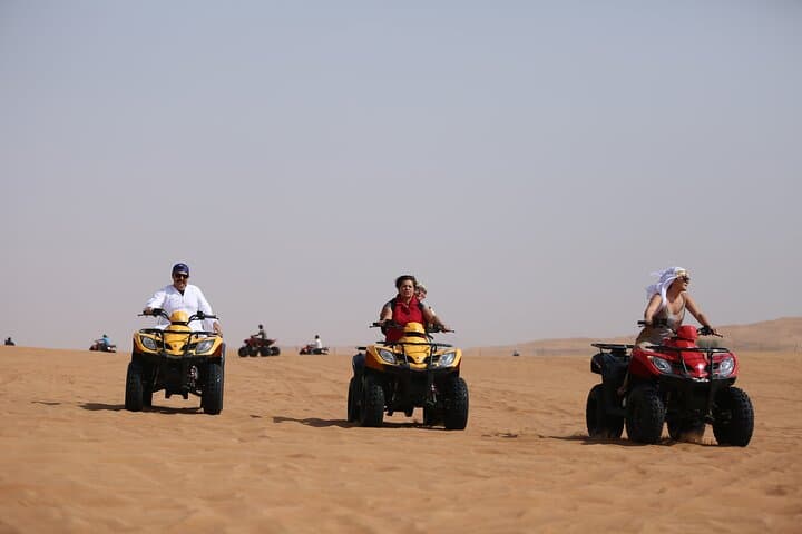 Lahbab Desert ATV Adventure: Self-Drive Quad, Camel Ride & Sandboarding in Dubai photo 6