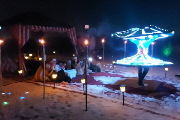 Private Romantic Dubai Desert Dinner with Camel Ride, Dune Bashing & Falcons photo 3