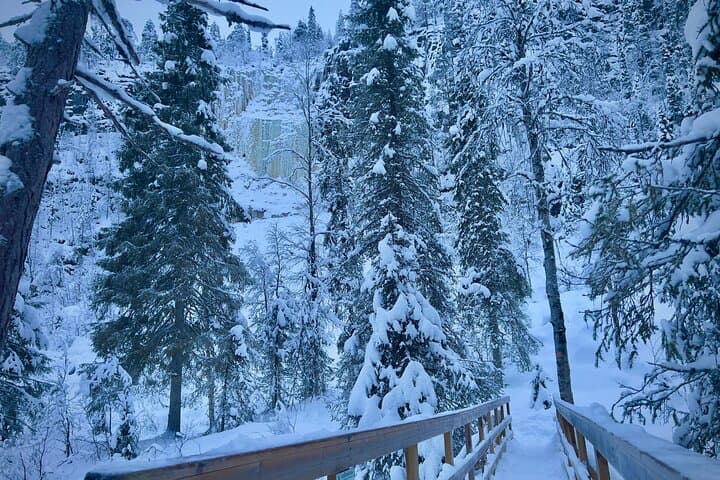 Korouoma Frozen Waterfalls Hiking Tour — Ice-Wall Hike Near Rovaniemi photo 6