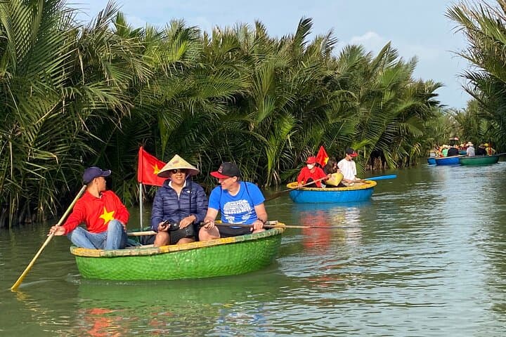 Basket Boat Ride Through Hoi An's Bay Mau Water Coconut Forest photo 6