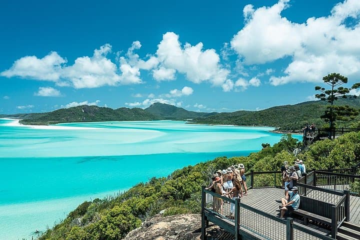 Whitehaven Beach & Hill Inlet Day Trip — Hill Inlet Lookout and White Silica Sands photo 1