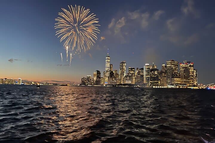 Private NYC 4th of July Fireworks Boat Charter — Statue of Liberty & Brooklyn Bridge Views photo 2