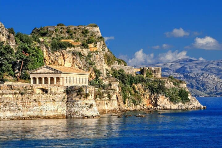 Paleokastritsa & Corfu Town Half-Day Private Tour: Bays, Monastery & Kanoni Views