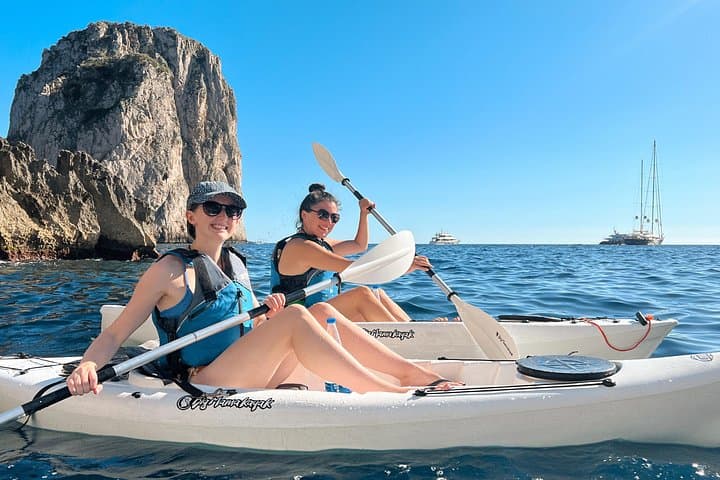 Capri Kayak Tour: Paddle Sea Caves, Grottos & Faraglioni with Photos photo 2
