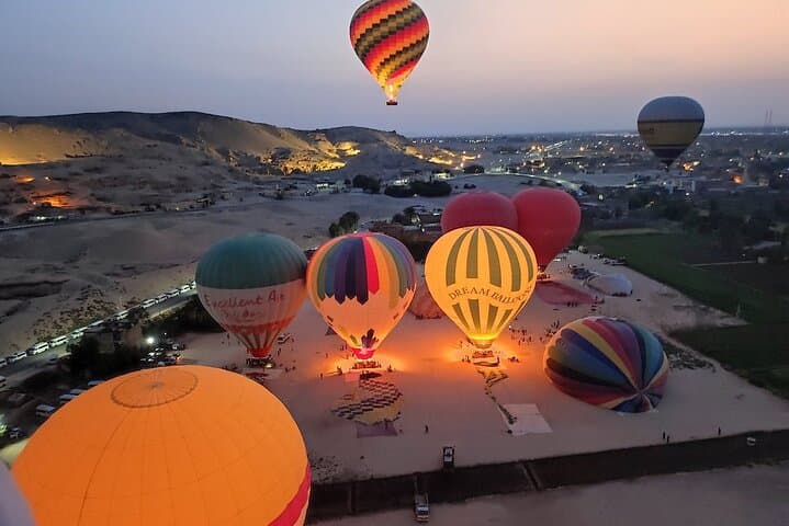 Sunrise Hot Air Balloon Over Luxor: VIP Flight Above Ancient Thebes photo 6