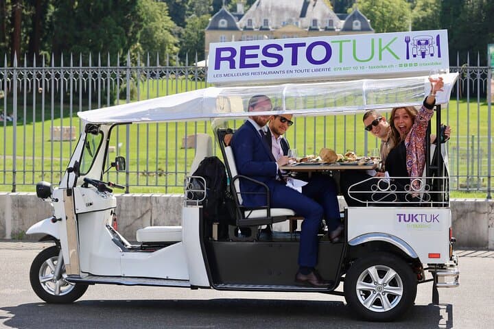 Geneva Apero TukTuk Tour: Electric TukTuk Lake Geneva Aperitif & Culinary Drive photo 2