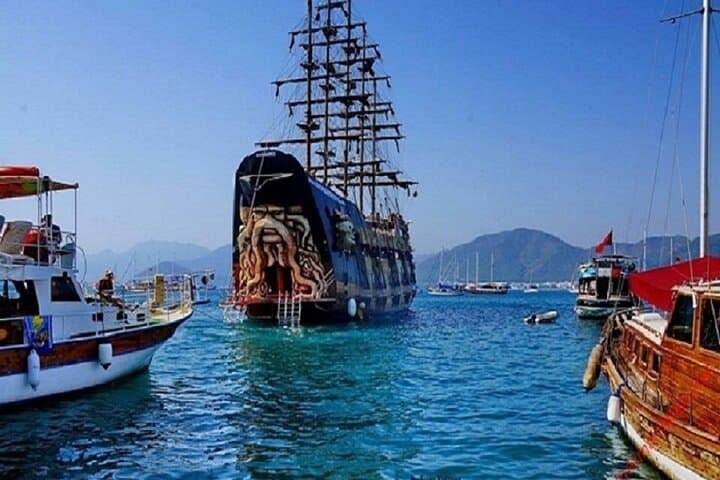 Pirate Ship Cruise from Marmaris to Icmeler — Swim, Snorkel & BBQ Lunch