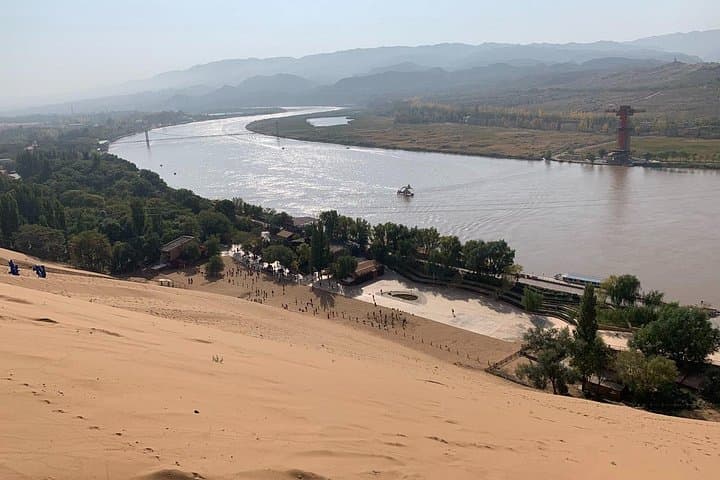 Shapotou Desert Day Trip from Yinchuan: Yellow River Dunes & Sand Adventure photo 1