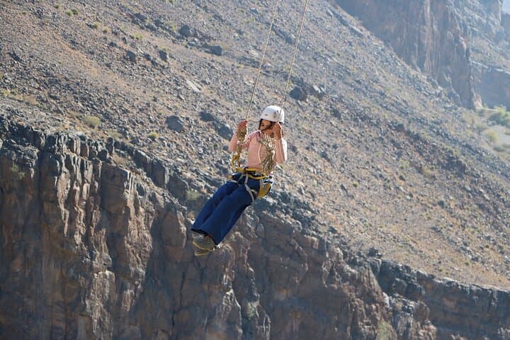 Tanuf Arch Half-Day: 33m Swing & Abseil Near Nizwa photo 2