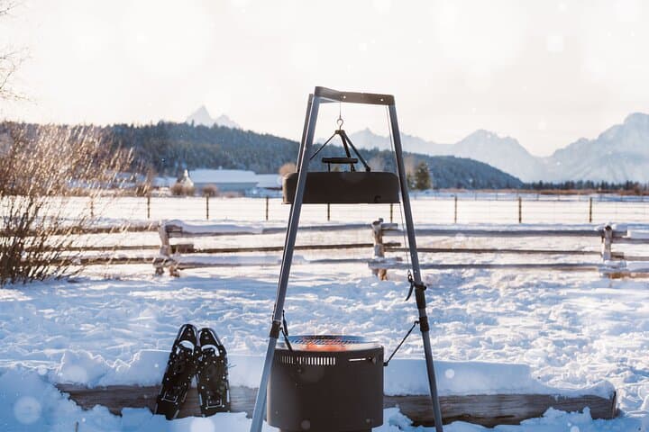 Grand Teton Winter Wildlife Safari and Private Ranch Snowshoe Dinner photo 6