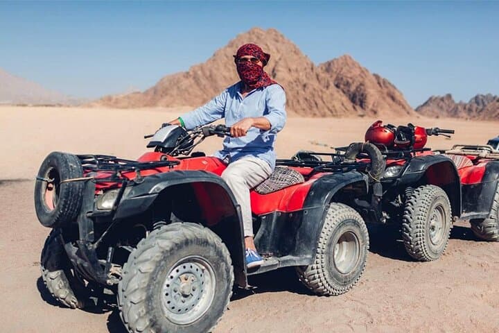 Sunrise & Sunset Quad Biking in Sharm El Sheikh's Sinai Desert