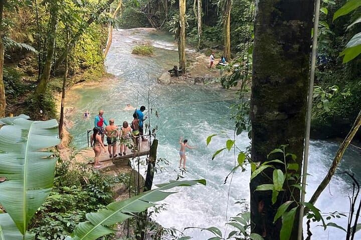 Blue Hole & Bamboo Rafting in Ocho Rios: Jump, Swim and Float Through Jamaica's Rivers photo 3