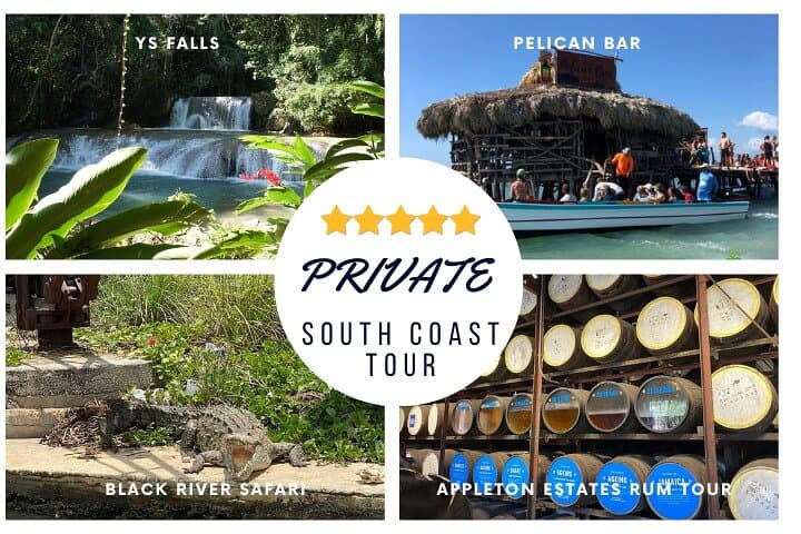 South Coast Choice: YS Falls, Appleton Rum, Black River & Pelican Bar Private Tour
