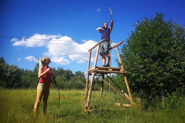 Half-Day Archery Adventure in Riga: 3D Targets, Archery Tag & BBQ