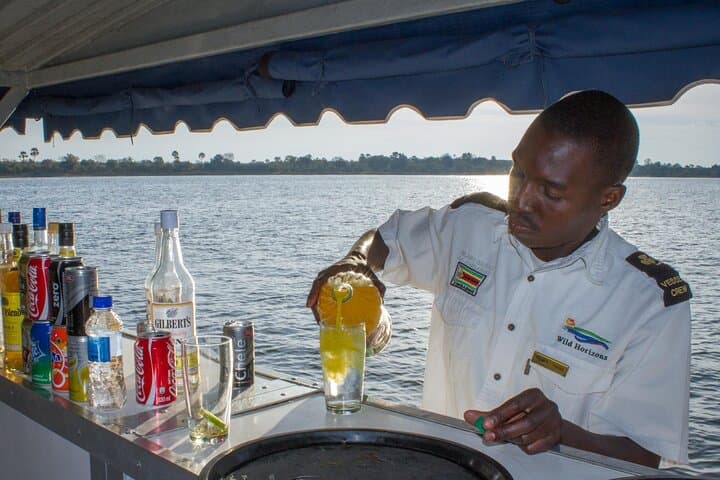 Zambezi River Sunset Cruise at Victoria Falls: Sundowner Boat Tour on the Zambezi photo 4
