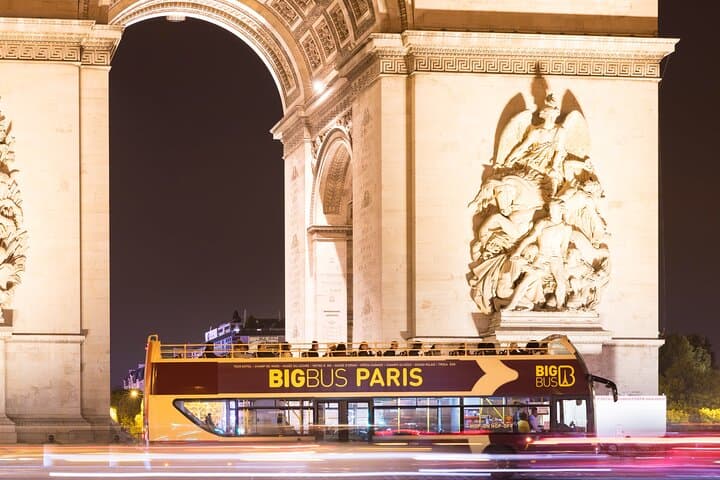Big Bus Paris Open-Top Night Tour: Eiffel Tower Sparkle & Illuminated Landmarks photo 2