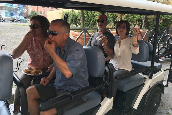 Rome Golf Cart Food Tour — 4-Hour Taste of Testaccio & Historic Sights