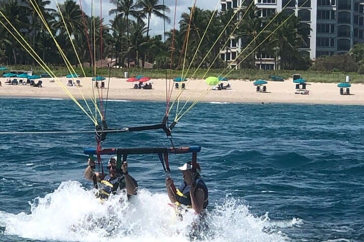 Parasailing Over Palm Beach: Riviera Beach Ocean Flights & Dolphin Watching photo 3