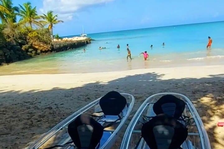 Clear Kayaking in Tobago: Glass-Deck Kayak Tours from Swallows Beach