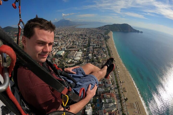 Tandem Paragliding Alanya: 700m Flight Over Cleopatra Beach photo 6
