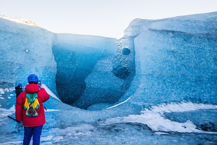 Ice Cave and Glacier Walk into Blue Glacier Canyon at Jökulsárlón photo 3