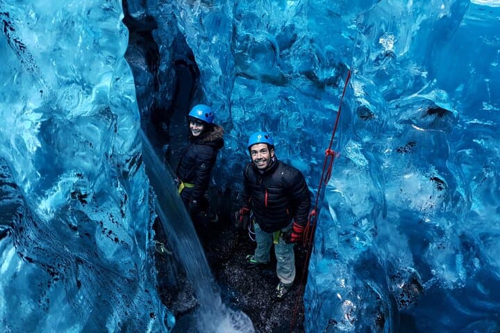 Ice Cave and Glacier Walk into Blue Glacier Canyon at Jökulsárlón photo 4