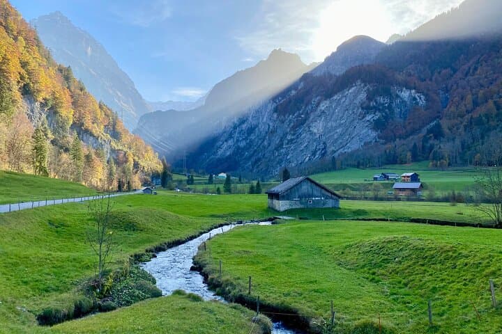 Day trip from Basel to Lake Lucerne, Klausen Pass & Sardona Waterfall photo 3