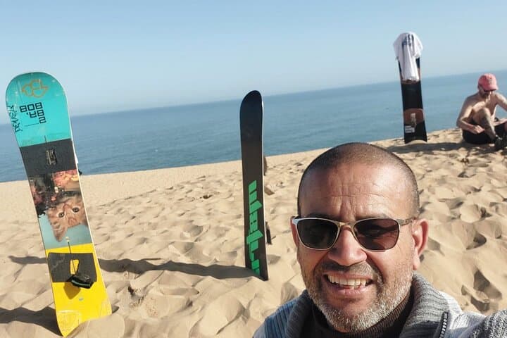 Half-Day Sandboarding & Surf Session from Agadir — Dunes, Tagine and Mint Tea