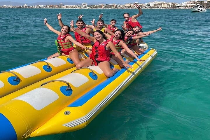 Mallorca Banana Boat Ride: Private 10-Minute High-Speed Bay Adventure photo 1
