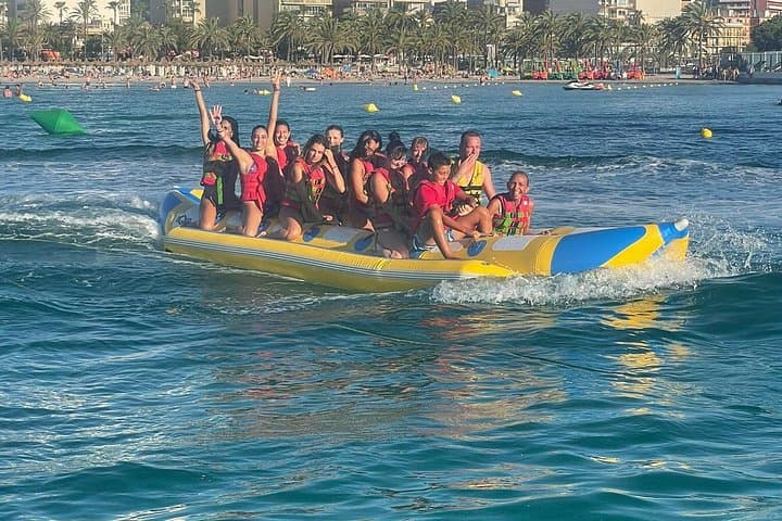 Mallorca Banana Boat Ride: Private 10-Minute High-Speed Bay Adventure photo 2