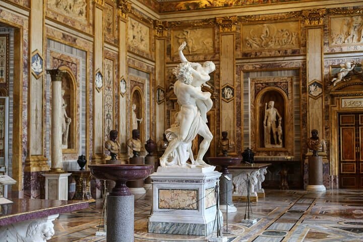Borghese Gallery & 3-Hour Hop-On Hop-Off: A Compact Rome Experience
