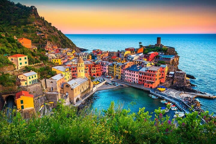Cinque Terre and Pisa from Florence — Small-Group Minivan, Trains & Boat
